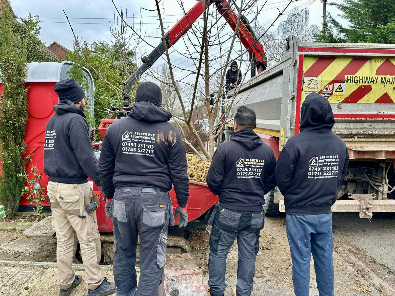 The Team On Site — Groundworks Day